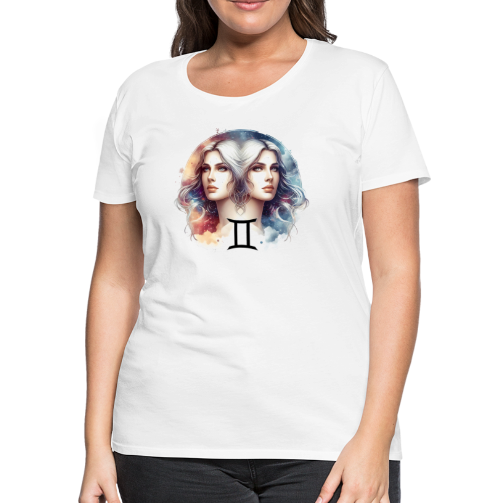 Women’s Mythical Gemini Premium T-Shirt - white