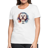 Thumbnail for Women’s Mythical Gemini Premium T-Shirt - white