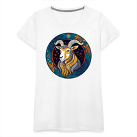 Thumbnail for Women’s Mythical Capricorn Premium T-Shirt - white