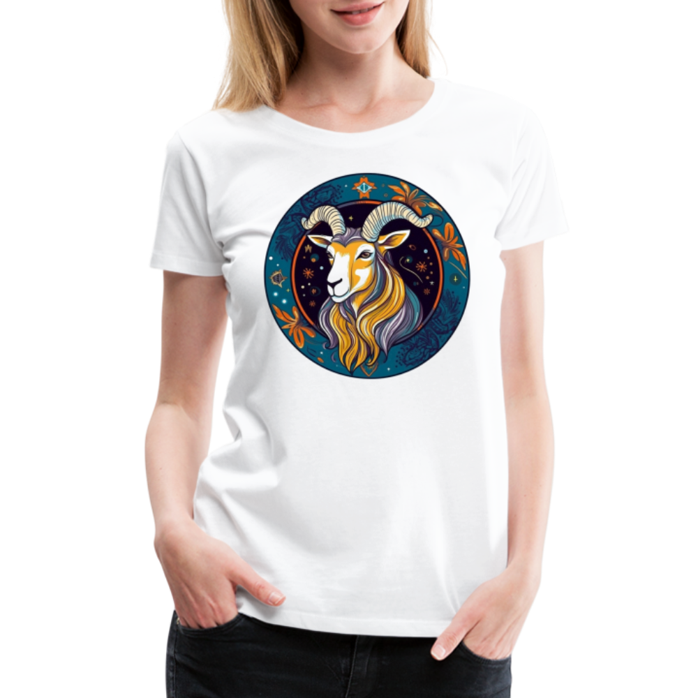 Women’s Mythical Capricorn Premium T-Shirt - white