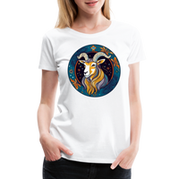 Thumbnail for Women’s Mythical Capricorn Premium T-Shirt - white