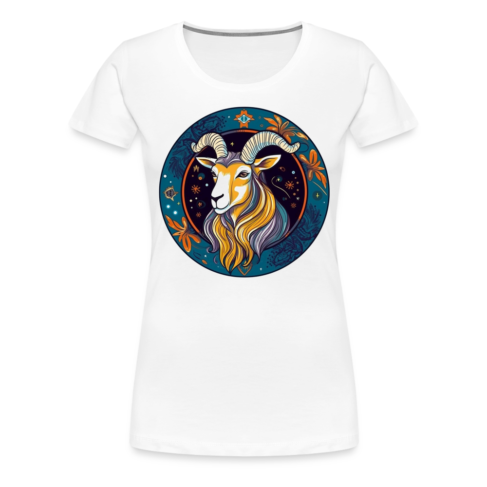 Women’s Mythical Capricorn Premium T-Shirt - white