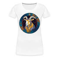 Thumbnail for Women’s Mythical Capricorn Premium T-Shirt - white