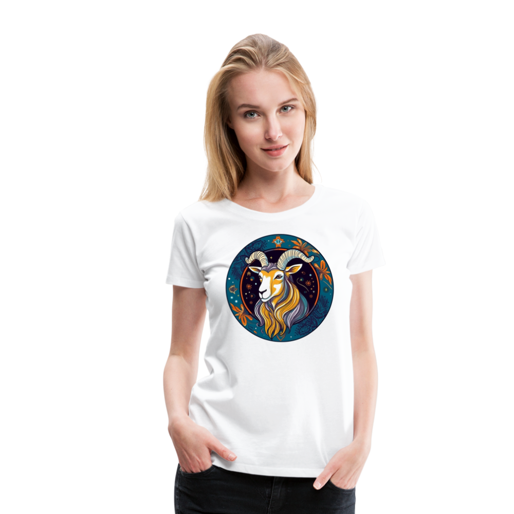 Women’s Mythical Capricorn Premium T-Shirt - white