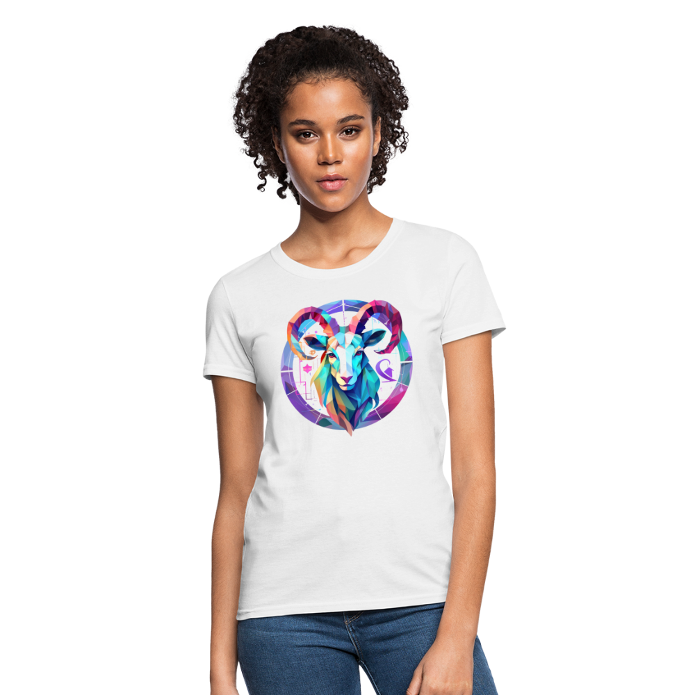 Women's Mythical Aries T-Shirt - white