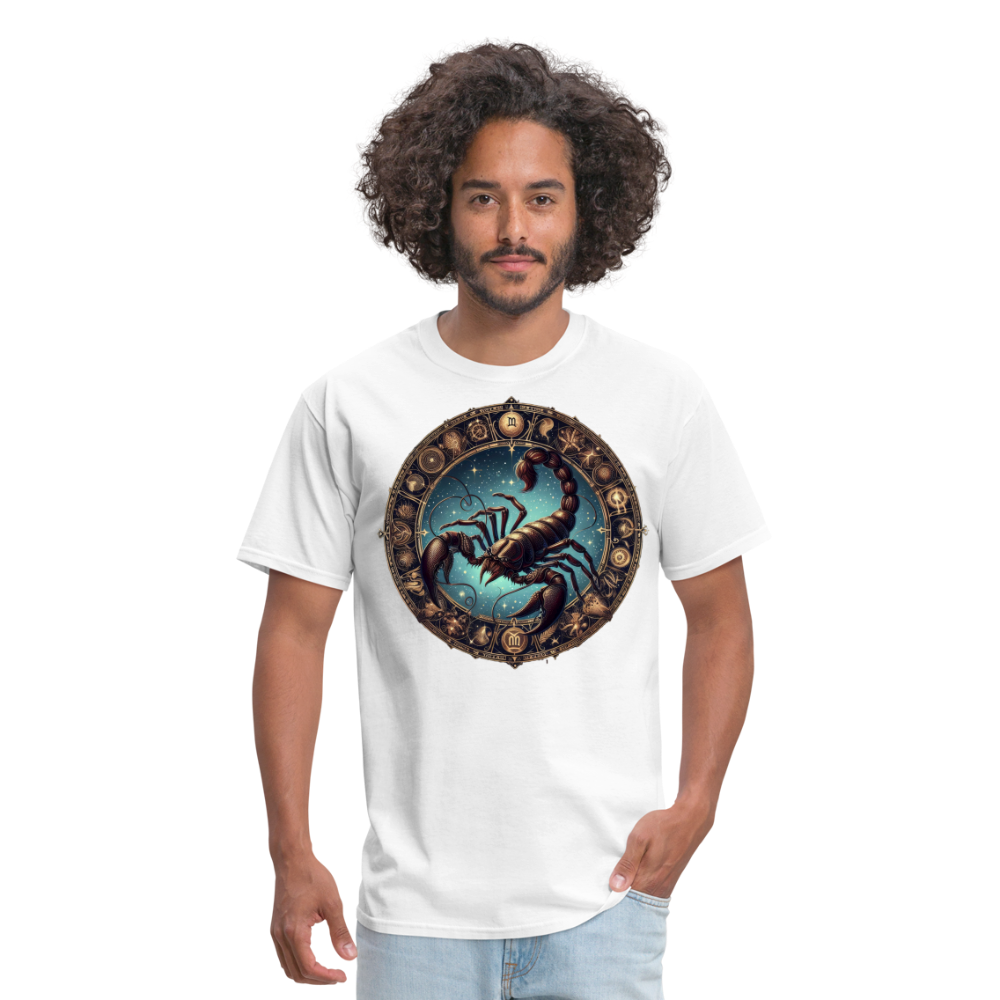 Men's Mythical Scorpio Classic T-Shirt - white