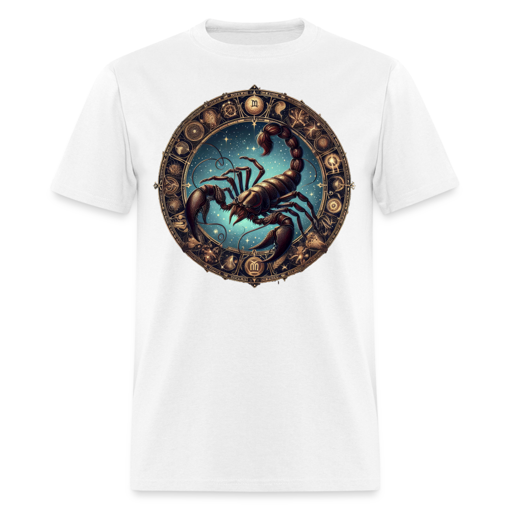 Men's Mythical Scorpio Classic T-Shirt - white