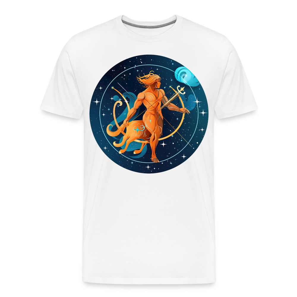 Men's Mythical Sagittarius Premium T-Shirt - white