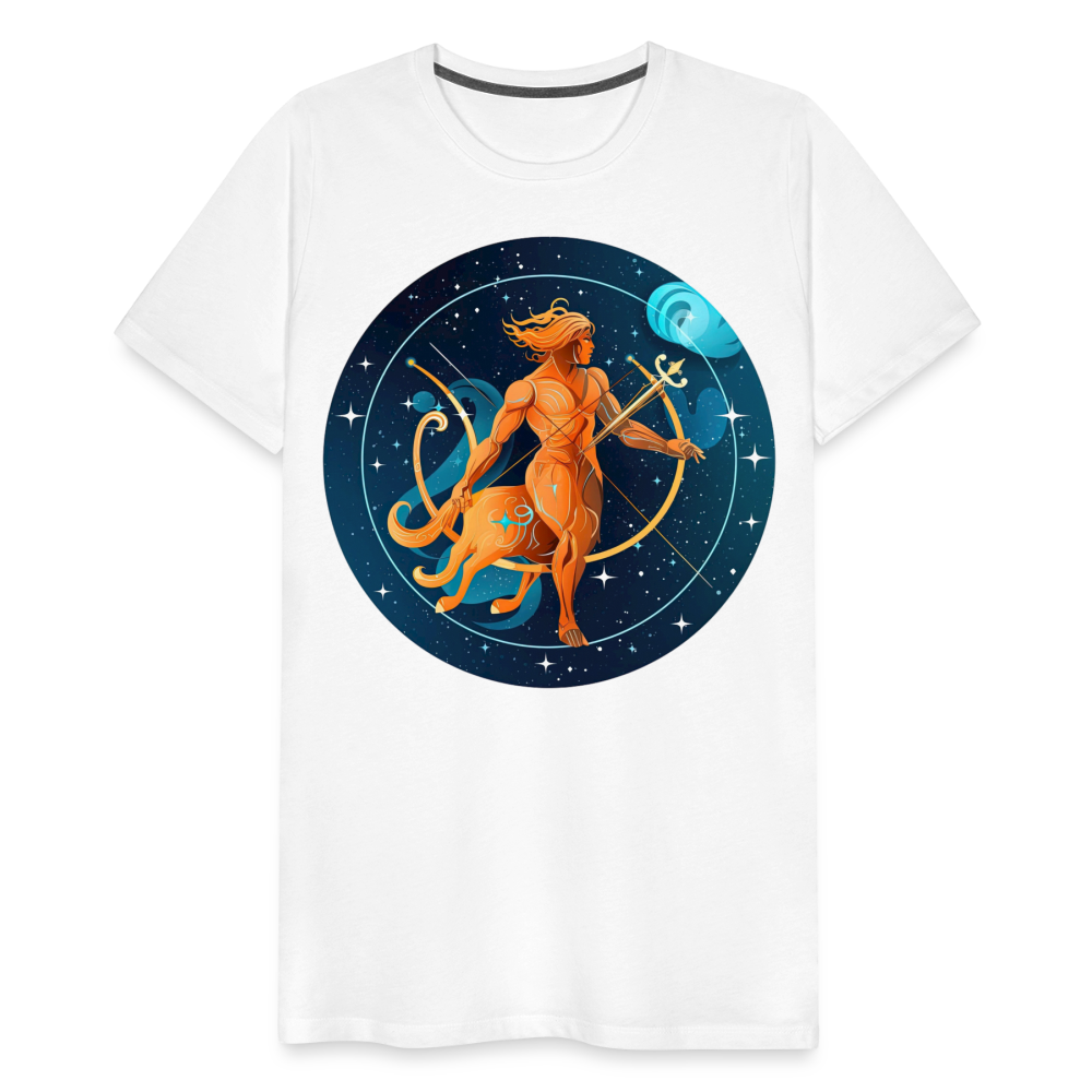 Men's Mythical Sagittarius Premium T-Shirt - white