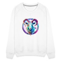 Thumbnail for Women’s Mythical Aries Premium Sweatshirt - white