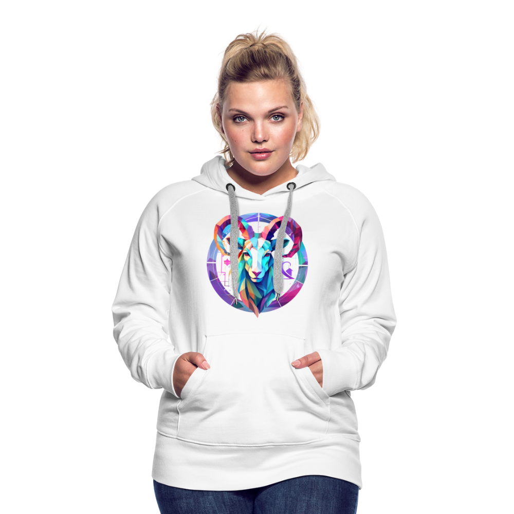 Women’s Mythical Aries Premium Hoodie - white