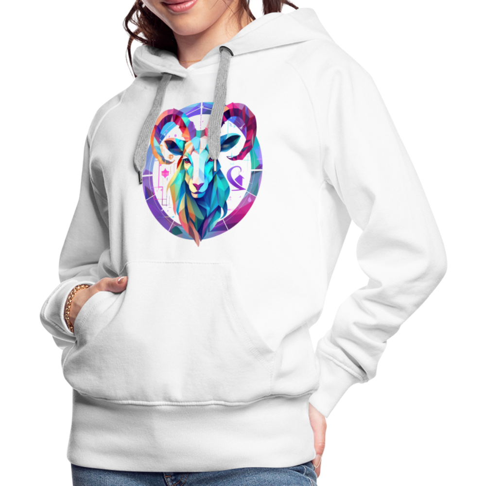 Women’s Mythical Aries Premium Hoodie - white