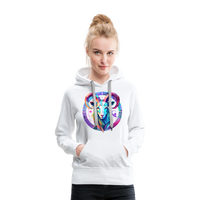 Thumbnail for Women’s Mythical Aries Premium Hoodie - white