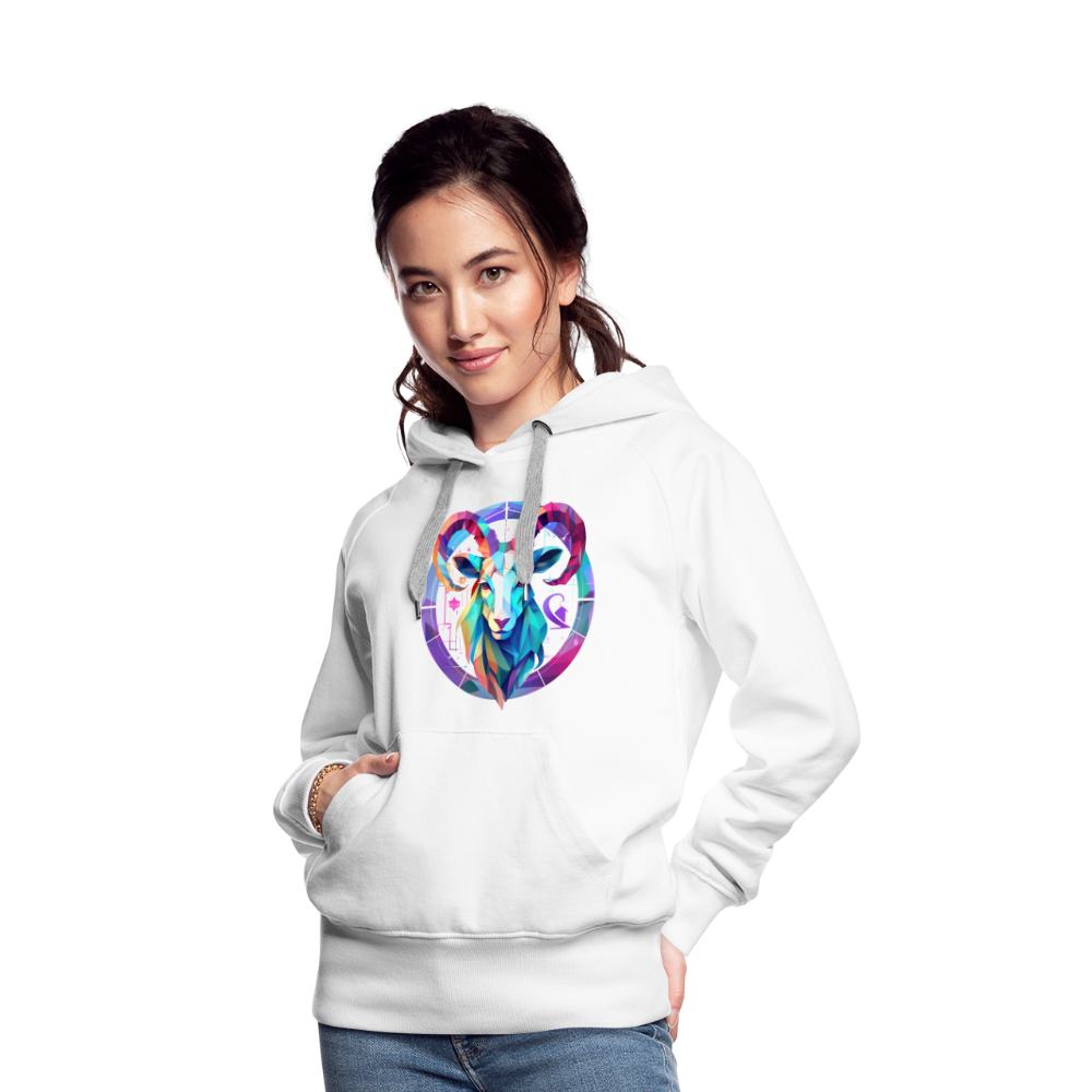 Women’s Mythical Aries Premium Hoodie - white