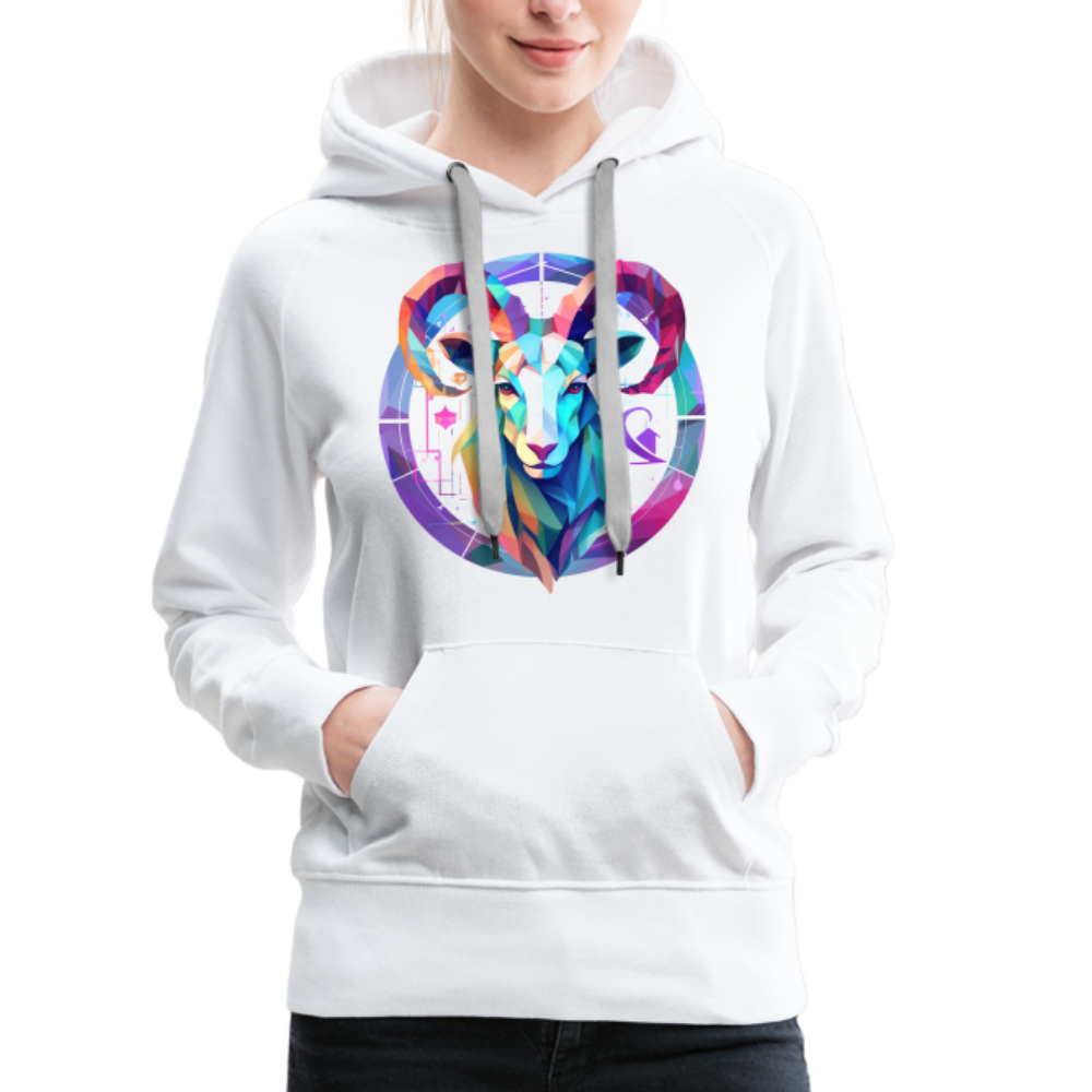 Women’s Mythical Aries Premium Hoodie - white