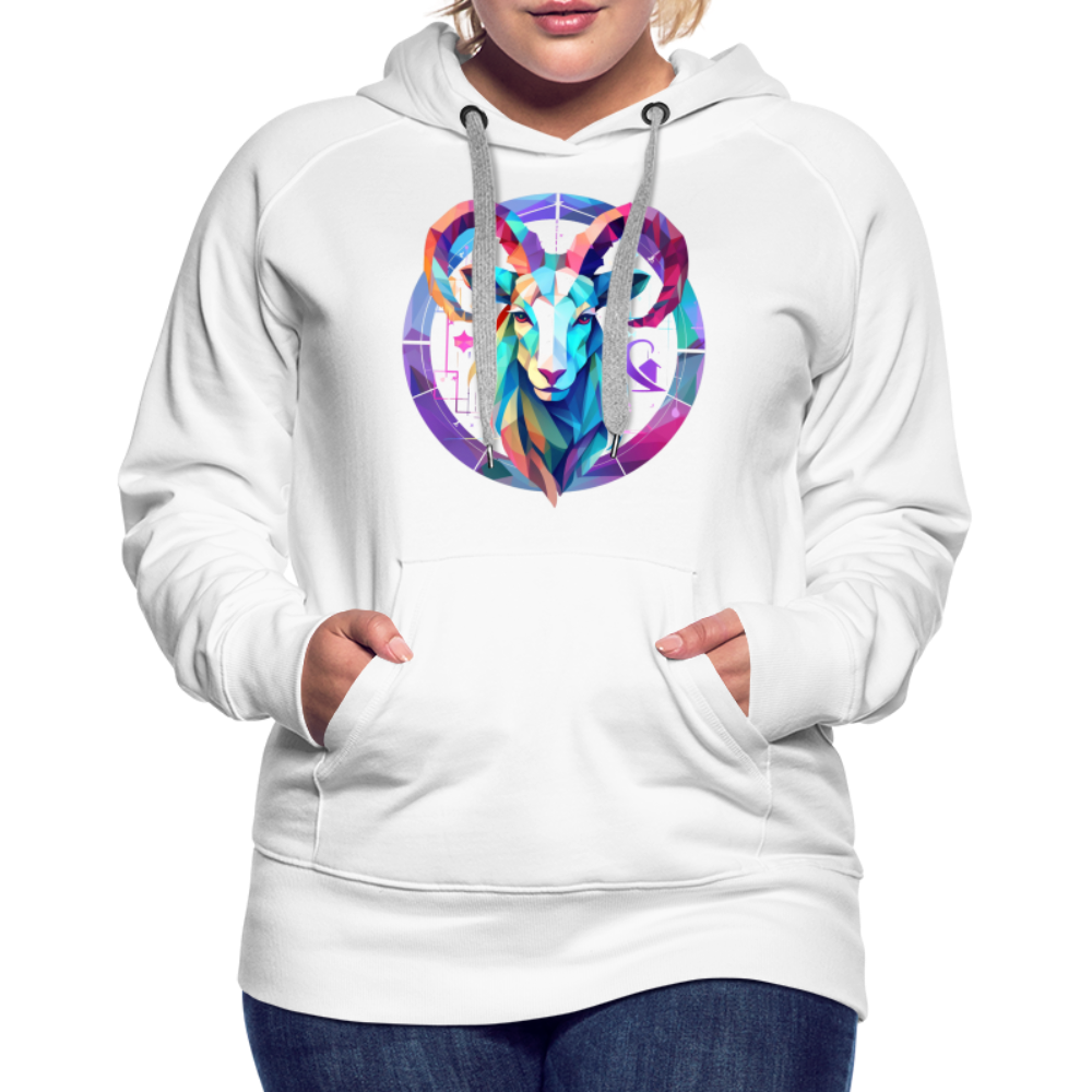 Women’s Mythical Aries Premium Hoodie - white