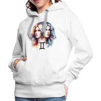 Thumbnail for Women’s Mythical Gemini Premium Hoodie - white