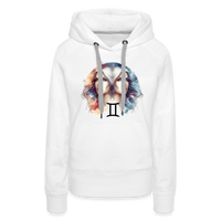 Thumbnail for Women’s Mythical Gemini Premium Hoodie - white