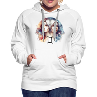 Thumbnail for Women’s Mythical Gemini Premium Hoodie - white