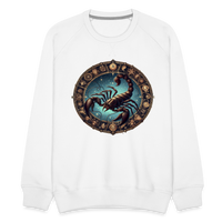 Thumbnail for Men’s Mythical Scorpio Premium Sweatshirt - white