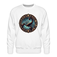 Thumbnail for Men’s Mythical Scorpio Premium Sweatshirt - white