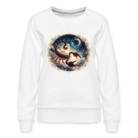 Thumbnail for Women’s Mythical Scorpio Premium Sweatshirt - white