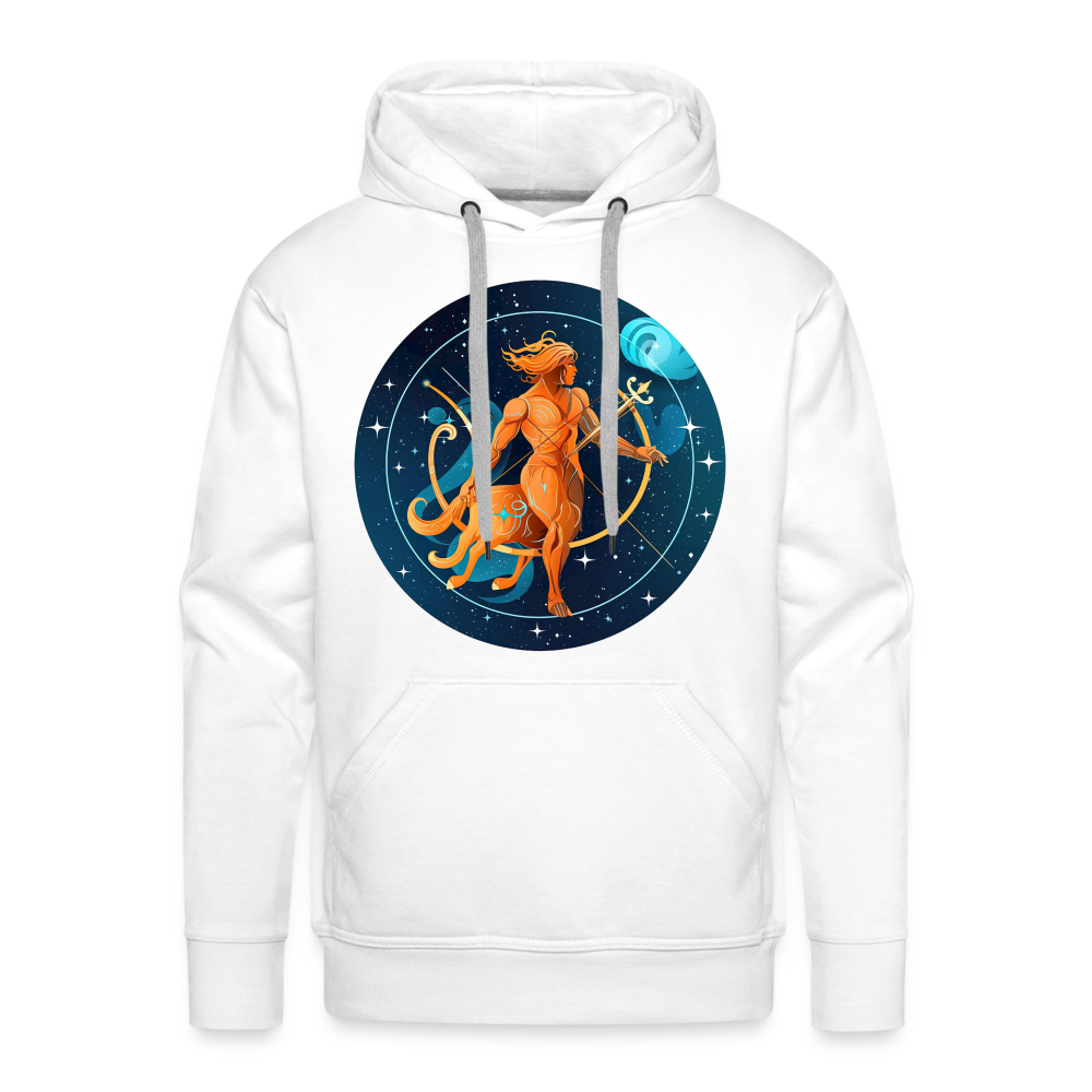 Men’s Mythical Sagittarius Premium Hoodie - white