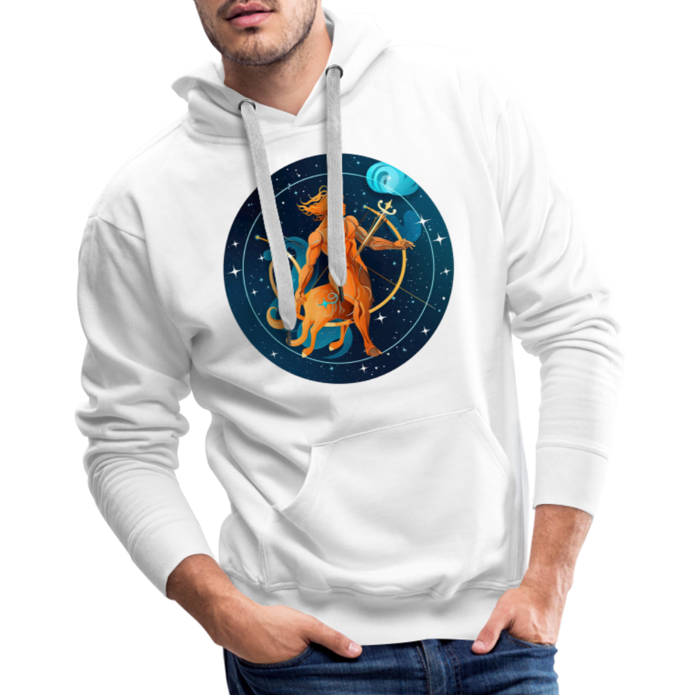 Men’s Mythical Sagittarius Premium Hoodie - white