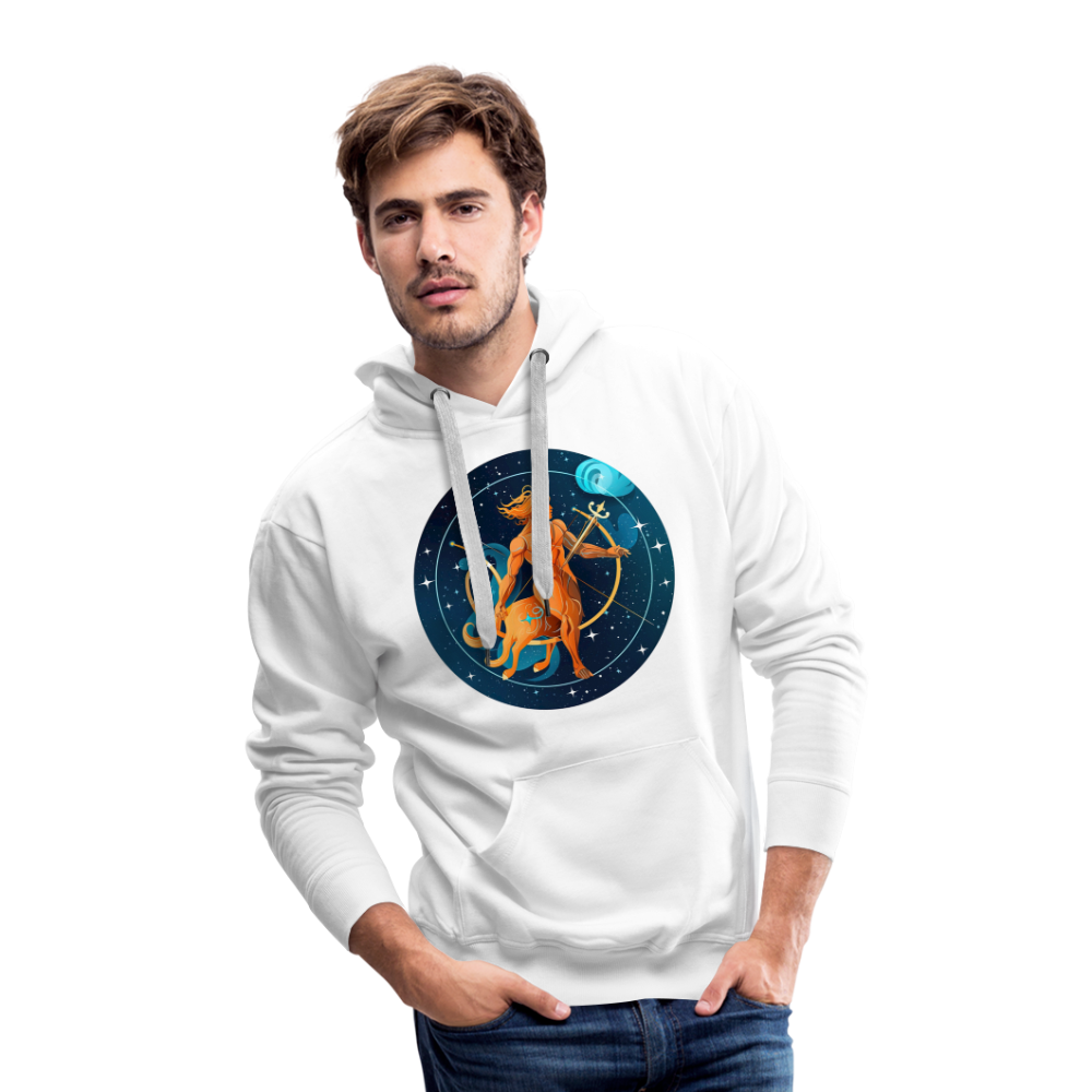 Men’s Mythical Sagittarius Premium Hoodie - white