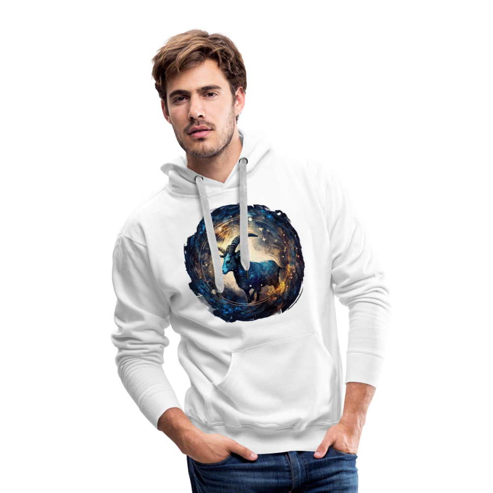 Men’s Mythical Capricorn Premium Hoodie - white