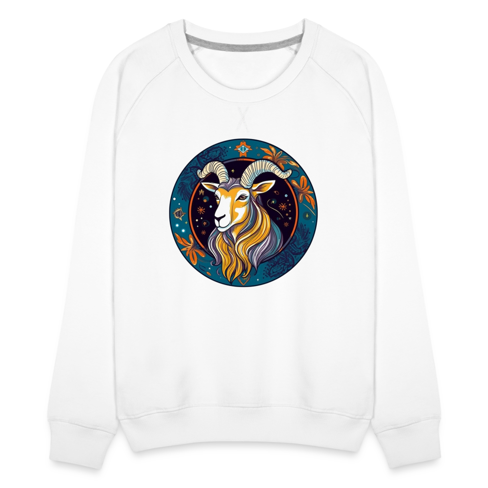 Women’s Mythical Capricorn Premium Sweatshirt - white