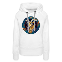 Thumbnail for Women’s Mythical Capricorn Premium Hoodie - white