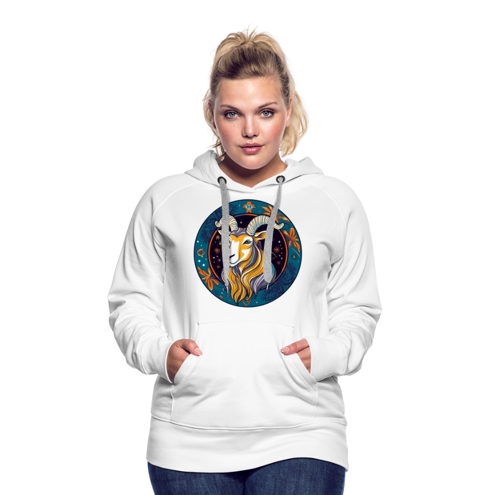 Women’s Mythical Capricorn Premium Hoodie - white