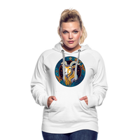 Thumbnail for Women’s Mythical Capricorn Premium Hoodie - white