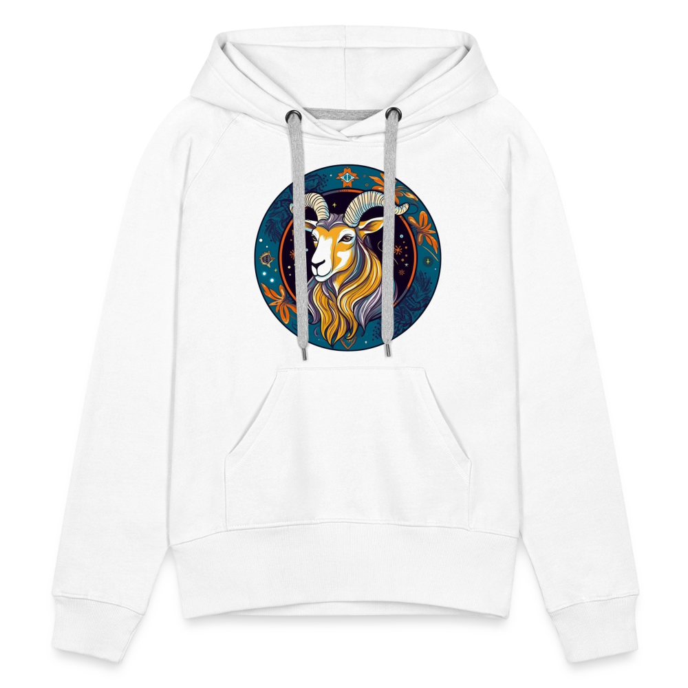 Women’s Mythical Capricorn Premium Hoodie - white