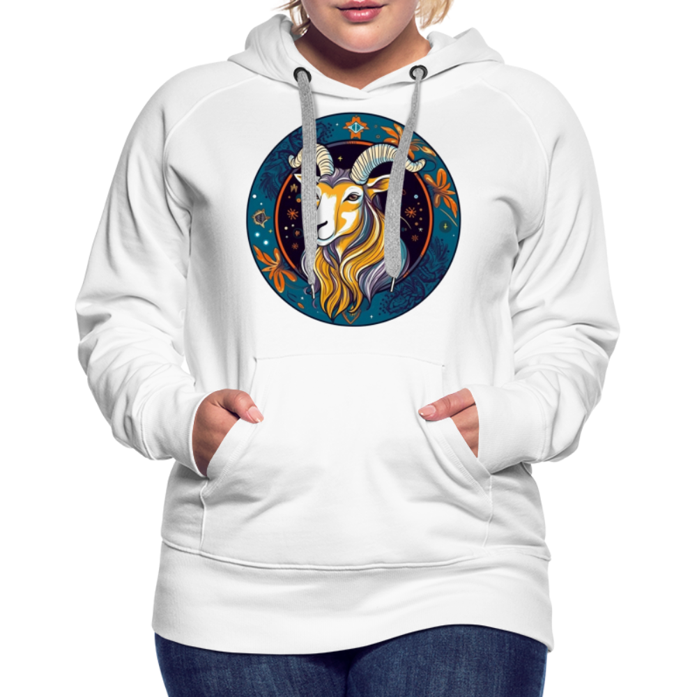 Women’s Mythical Capricorn Premium Hoodie - white