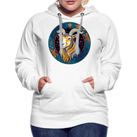 Thumbnail for Women’s Mythical Capricorn Premium Hoodie - white