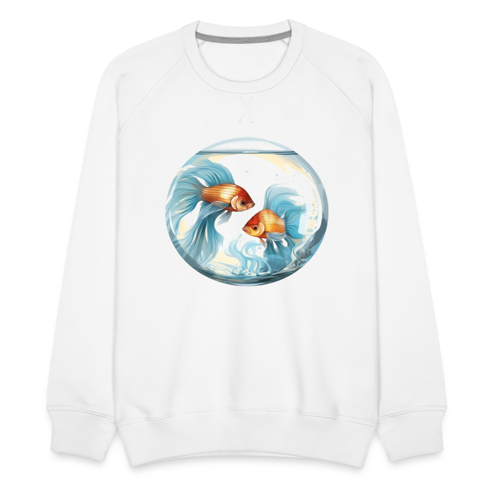 Men’s Mythical Pisces Premium Sweatshirt - white