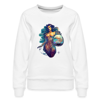 Thumbnail for Women’s Mythical Aquarius Premium Sweatshirt - white