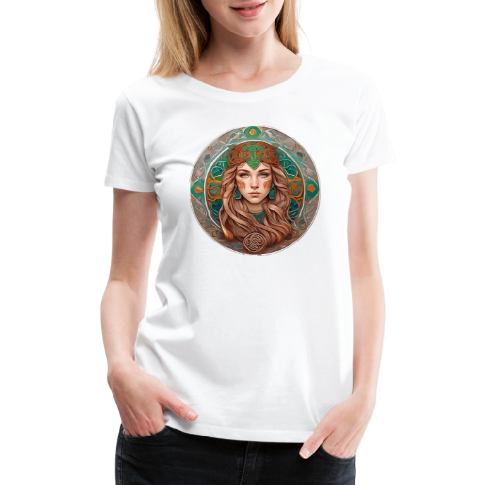 Women’s Mythical Virgo Premium T-Shirt - white