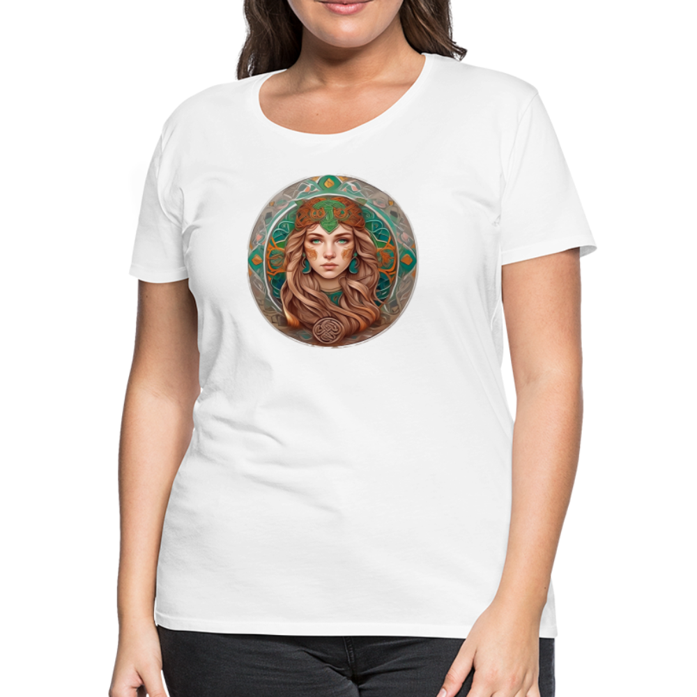 Women’s Mythical Virgo Premium T-Shirt - white