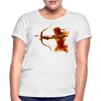 Thumbnail for Women's Astral Sagittarius Relaxed Fit T-Shirt - white