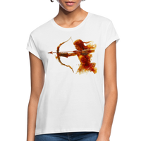 Thumbnail for Women's Astral Sagittarius Relaxed Fit T-Shirt - white