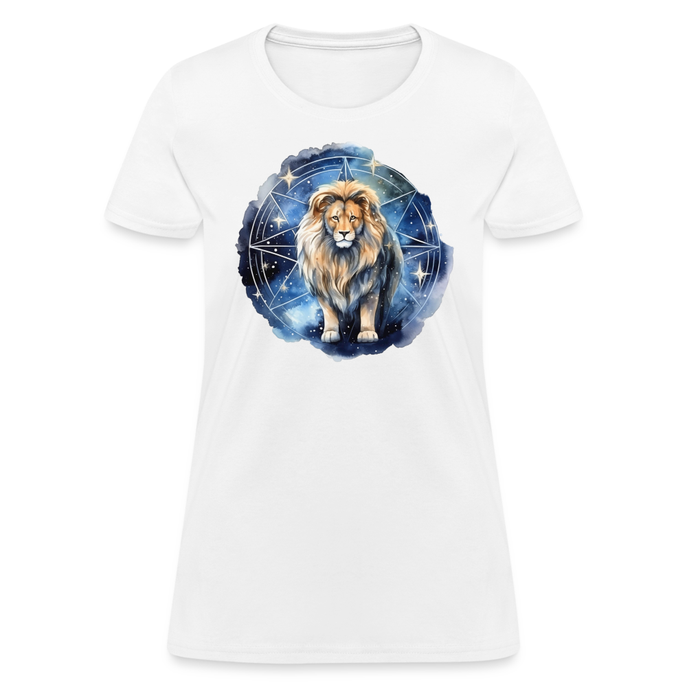 Women's Mythical Leo T-Shirt - white