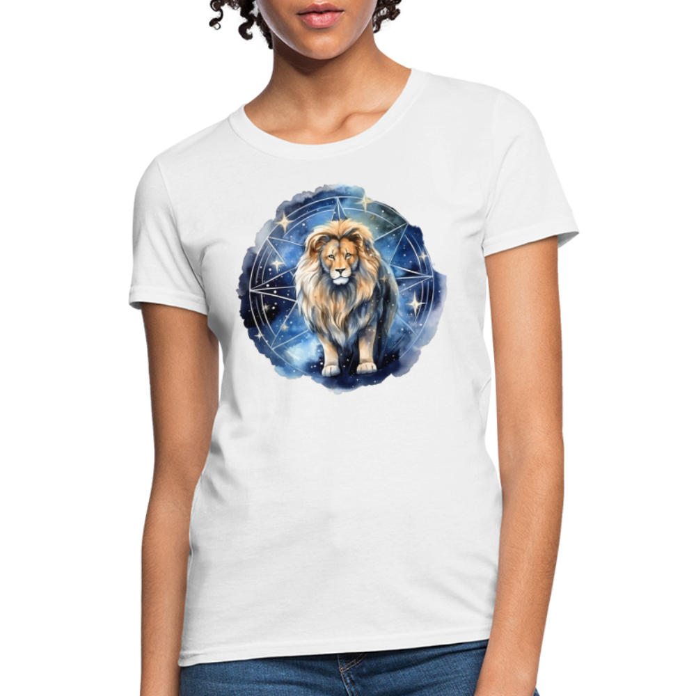 Women's Mythical Leo T-Shirt - white