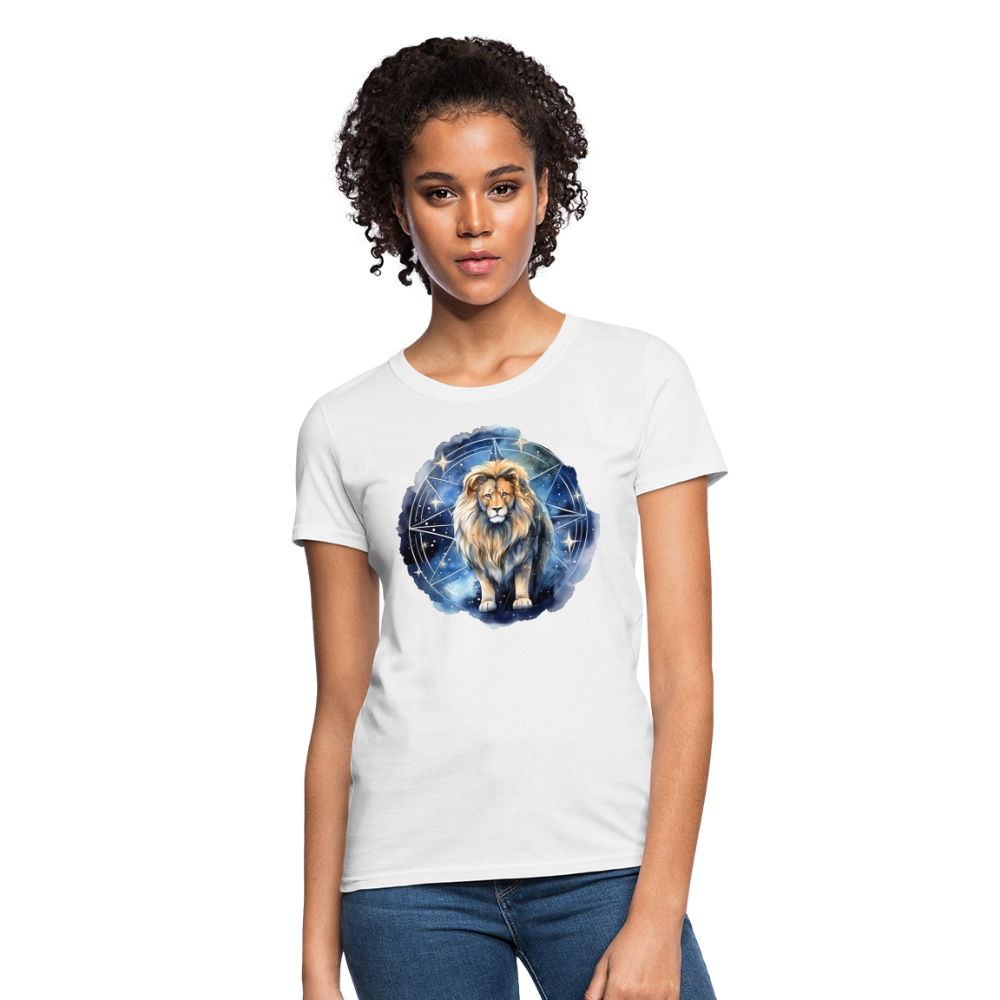 Women's Mythical Leo T-Shirt - white