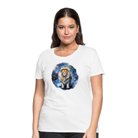 Thumbnail for Women's Mythical Words Leo Premium T-Shirt - white