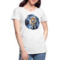 Thumbnail for Women's Mythical Words Leo Premium T-Shirt - white