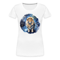 Thumbnail for Women's Mythical Words Leo Premium T-Shirt - white