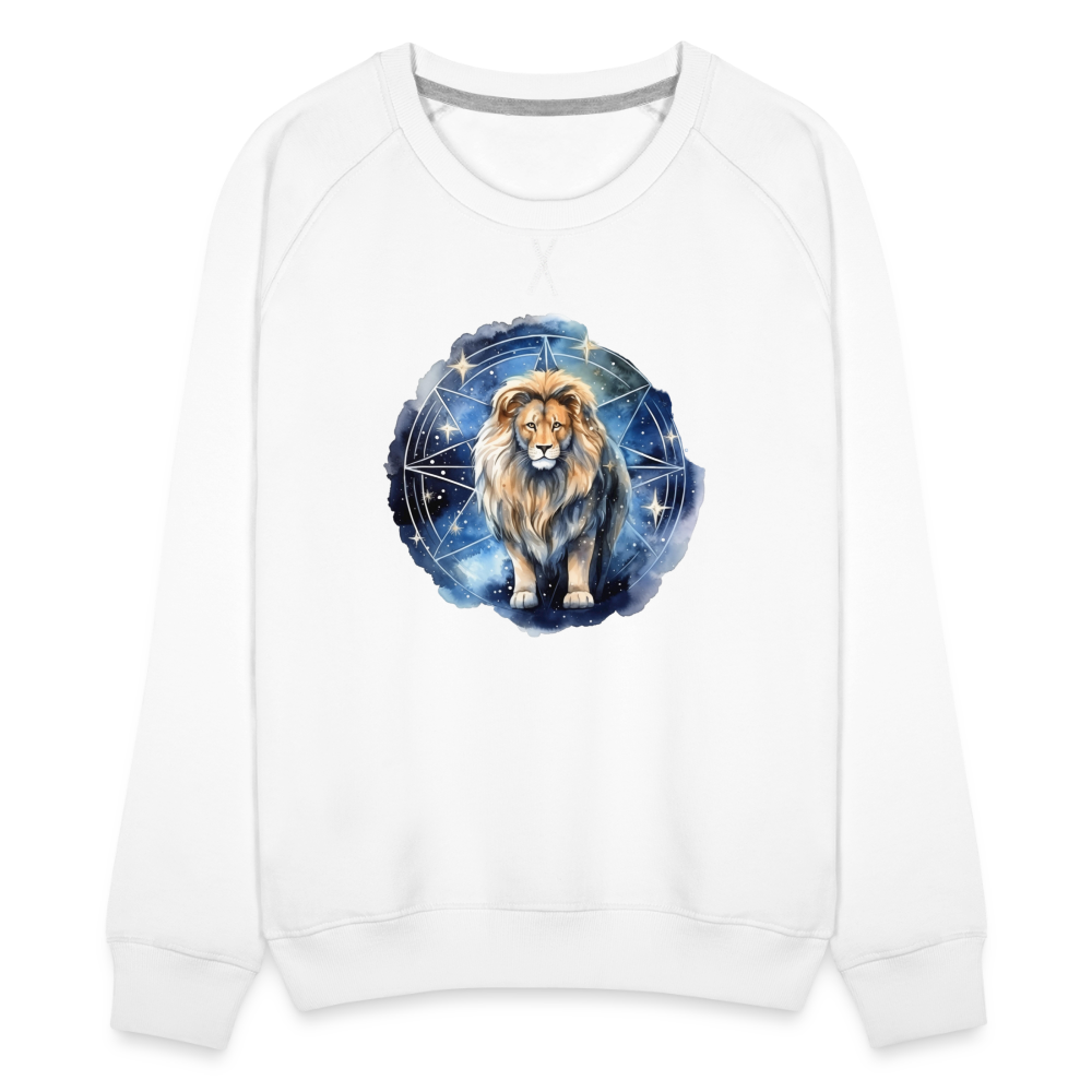 Women’s Mythical Leo Premium Sweatshirt - white